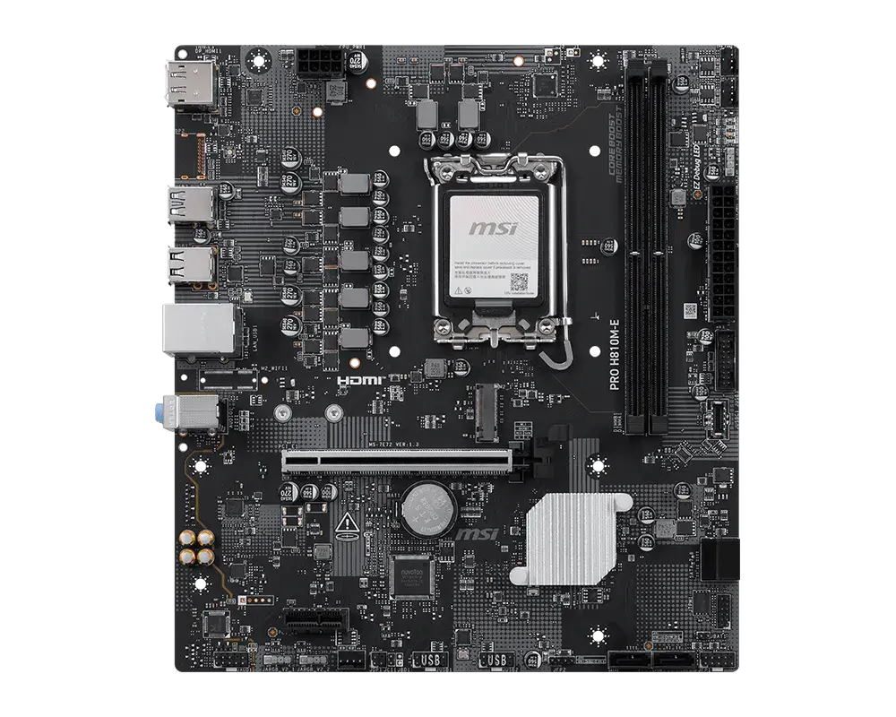 Placă de bază, MSI PRO H810M-E
