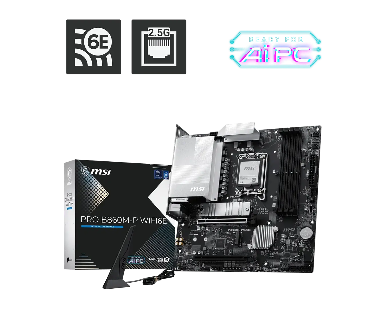 Дънна платка, MSI PRO B860M-P WIFI6E - image 4