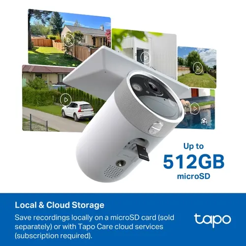 Камера TP-Link Tapo C465,8MP WiFi,oхр.камера на батерии с вграден соларен панел - 12