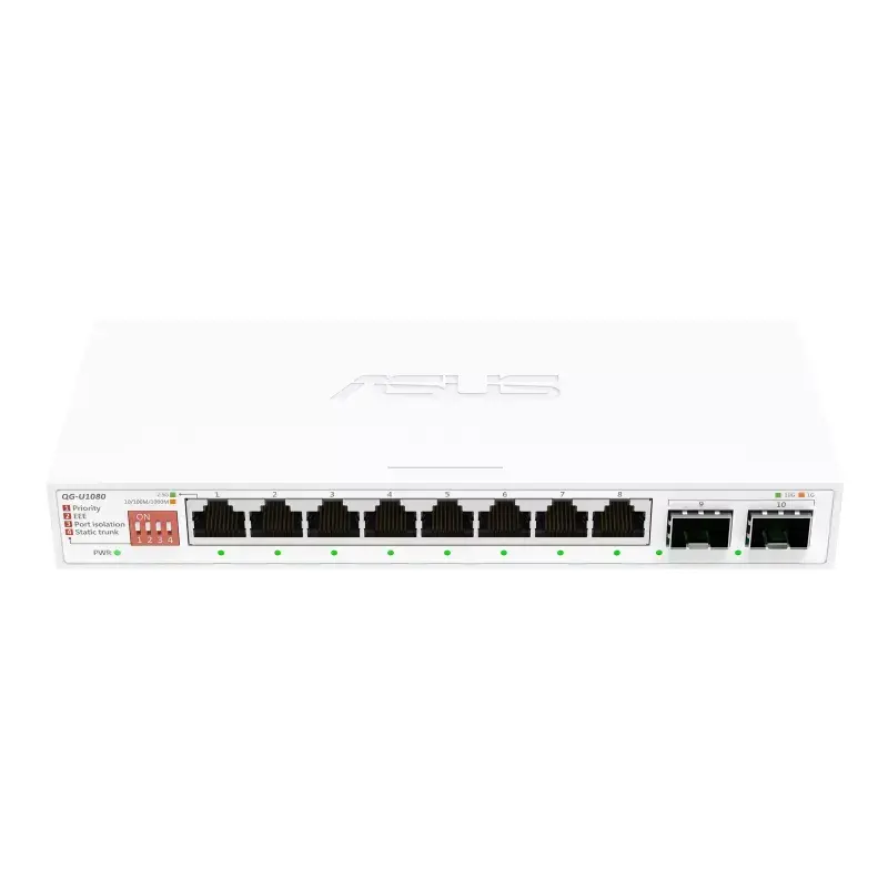 Суич ASUS QG-U1080 8-Port 8 x 2.5Gbps ports - image 3