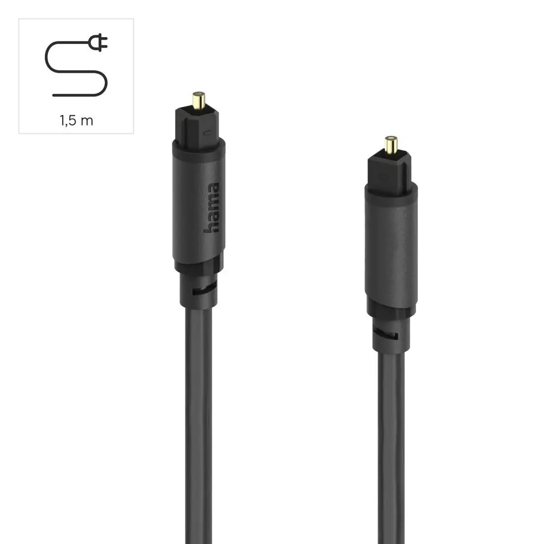 HAMA Οπτικό καλώδιο ήχου ODT (Toslink), 1.5m - image 3
