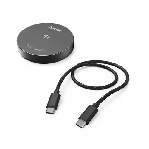 HAMA Încărcător wireless Qi2 25W, încărcare rapidă, negru - 12