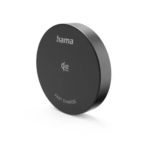 HAMA Ασύρματος φορτιστής Qi2 25W, γρήγορη φόρτιση, μαύρος - 1