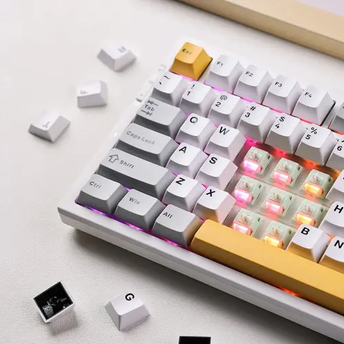 MCHOSE gaming μηχανικό πληκτρολόγιο Wireless Gaming Mechanical Keyboard G75 Pro - Tofu Switch v2 [Linear] (English US), Blue Cabbage - 5