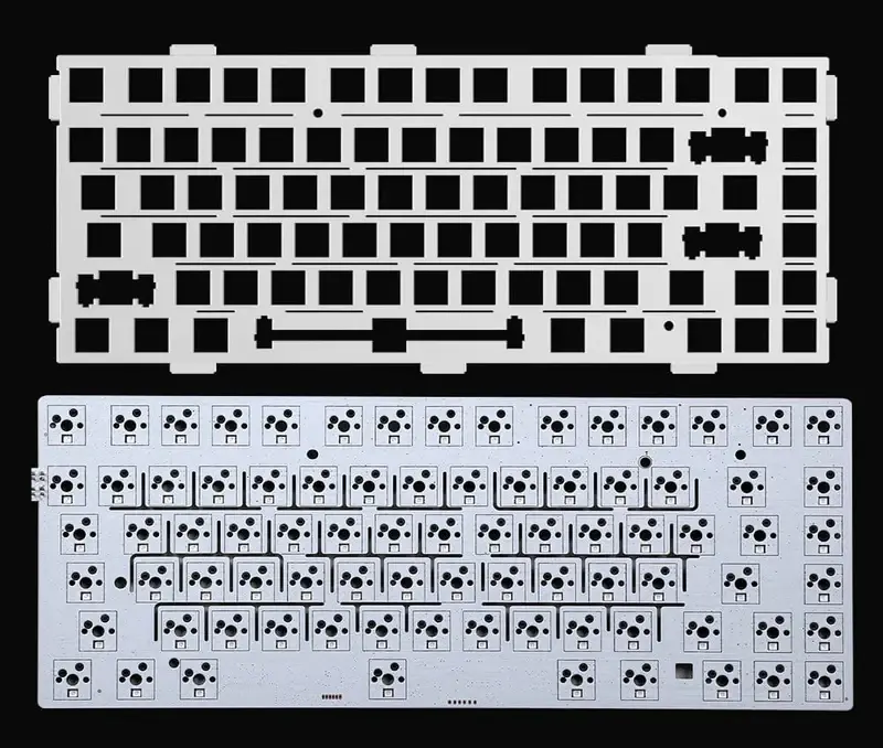 MCHOSE gaming μηχανικό πληκτρολόγιο Wireless Gaming Mechanical Keyboard G75 Pro - Tofu Switch v2 [Linear] (English US), Blue Cabbage - image 5