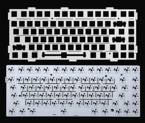 MCHOSE геймърска механична клавиатура Wireless Gaming Mechanical Keyboard G75 Pro - Tofu Switch v2 [Linear] (English US), Blue Cabbage - 6