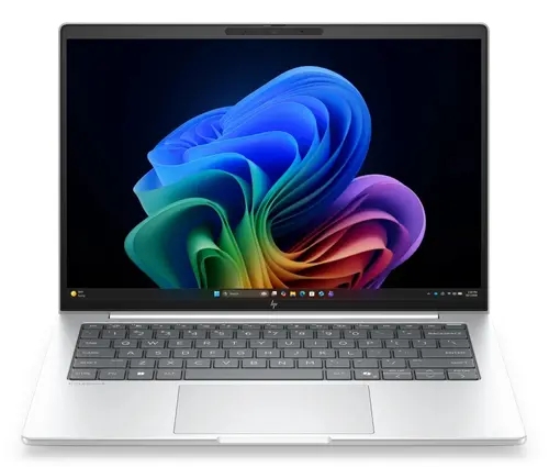 Лаптоп, HP EliteBook 8 G2i AI 14 Glacier Silver, Core Ultra 7 366H(up to 4.8GH/18MB/16C), 14" WUXGA AG 300nits, 32GB 5600 MHz 1DIMM, 1TB PCIe SSD, WiFi 7 + BT 6, Backlit Kbd, FPR, 3C Batt, Win 11 Pro, 3Y Warranty Onsite - 1