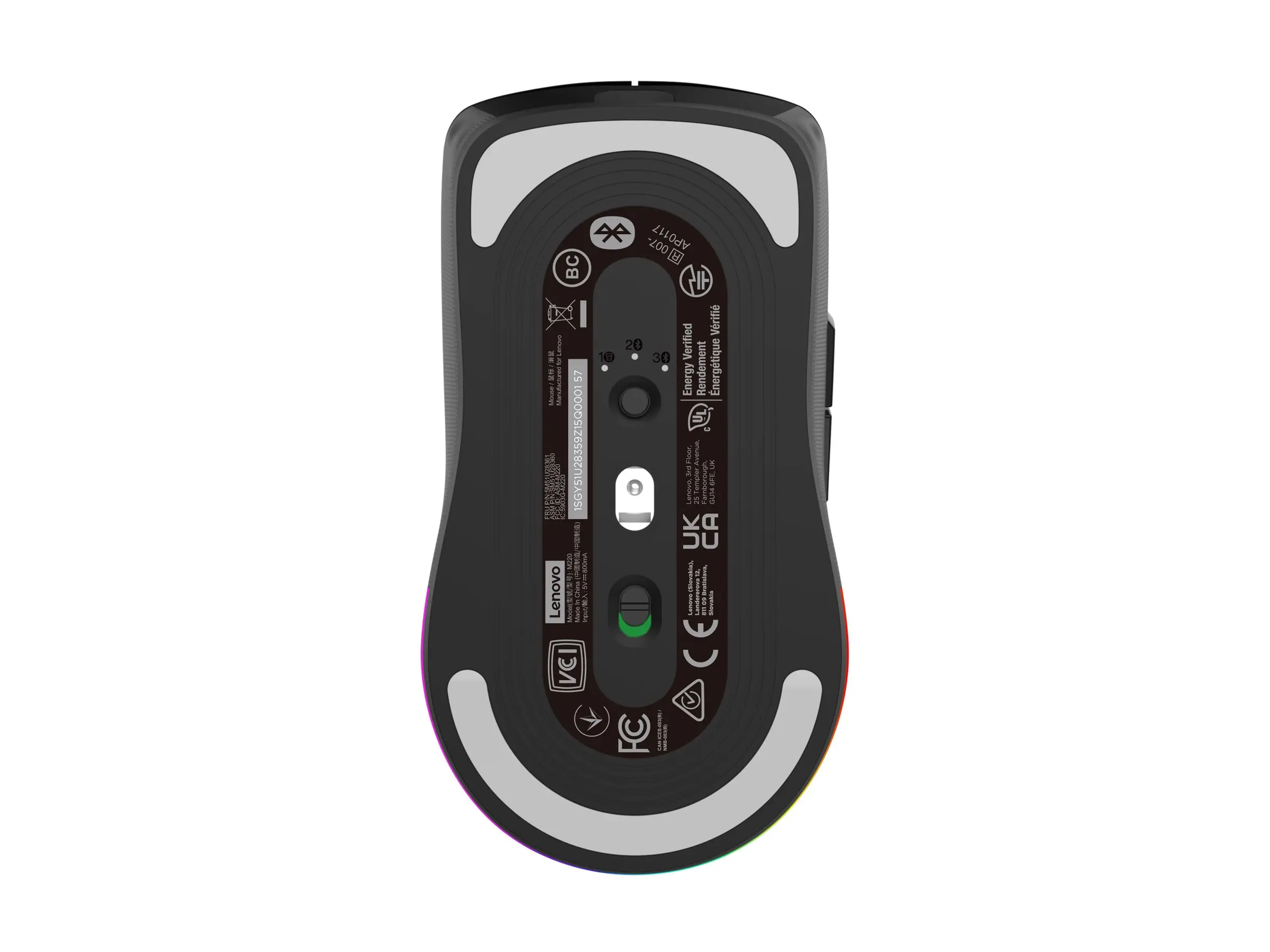 LENOVO Legion M220 Mouse Gaming Wireless RGB Eclipse Black - image 4