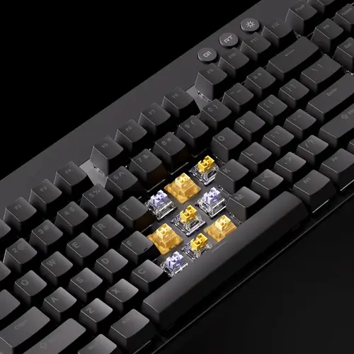 MCHOSE геймърска механична клавиатура Gaming Mechanical Keyboard Mix 87 Ultra Esports - 8K, Mount Tai Magnetic Switch GT [Tactile] (English US), Black - 11