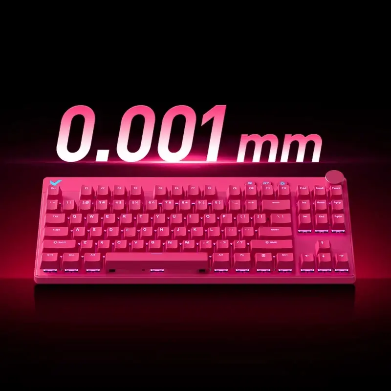 MCHOSE геймърска механична клавиатура Gaming Mechanical Keyboard Mix 87 Ultra Esports - 8K, Mount Tai Magnetic Switch GT [Tactile] (English US), Black - image 11
