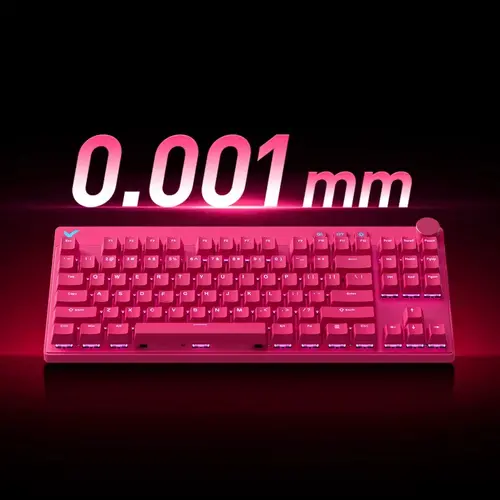 MCHOSE геймърска механична клавиатура Gaming Mechanical Keyboard Mix 87 Ultra Esports - 8K, Mount Tai Magnetic Switch GT [Tactile] (English US), Black - 12