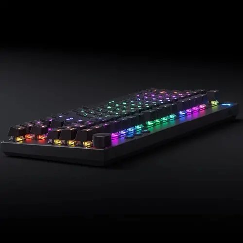 MCHOSE геймърска механична клавиатура Gaming Mechanical Keyboard Mix 87 Ultra Esports - 8K, Mount Tai Magnetic Switch GT [Tactile] (English US), Black - 2