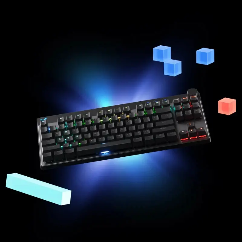 MCHOSE геймърска механична клавиатура Gaming Mechanical Keyboard Mix 87 Ultra Esports - 8K, Mount Tai Magnetic Switch GT [Tactile] (English US), Black - image 5