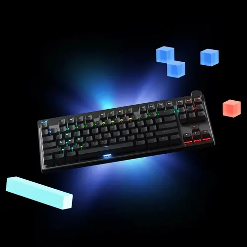MCHOSE геймърска механична клавиатура Gaming Mechanical Keyboard Mix 87 Ultra Esports - 8K, Mount Tai Magnetic Switch GT [Tactile] (English US), Black - 6