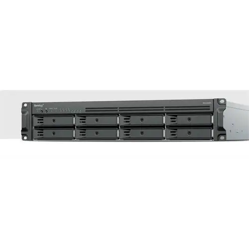 Server NAS Synology cu 12 bay-uri pentru afaceri mici și mijlocii (8 bay-uri la bază, extensibil la 12 cu RX418), Rackmount RS1226+ - 1