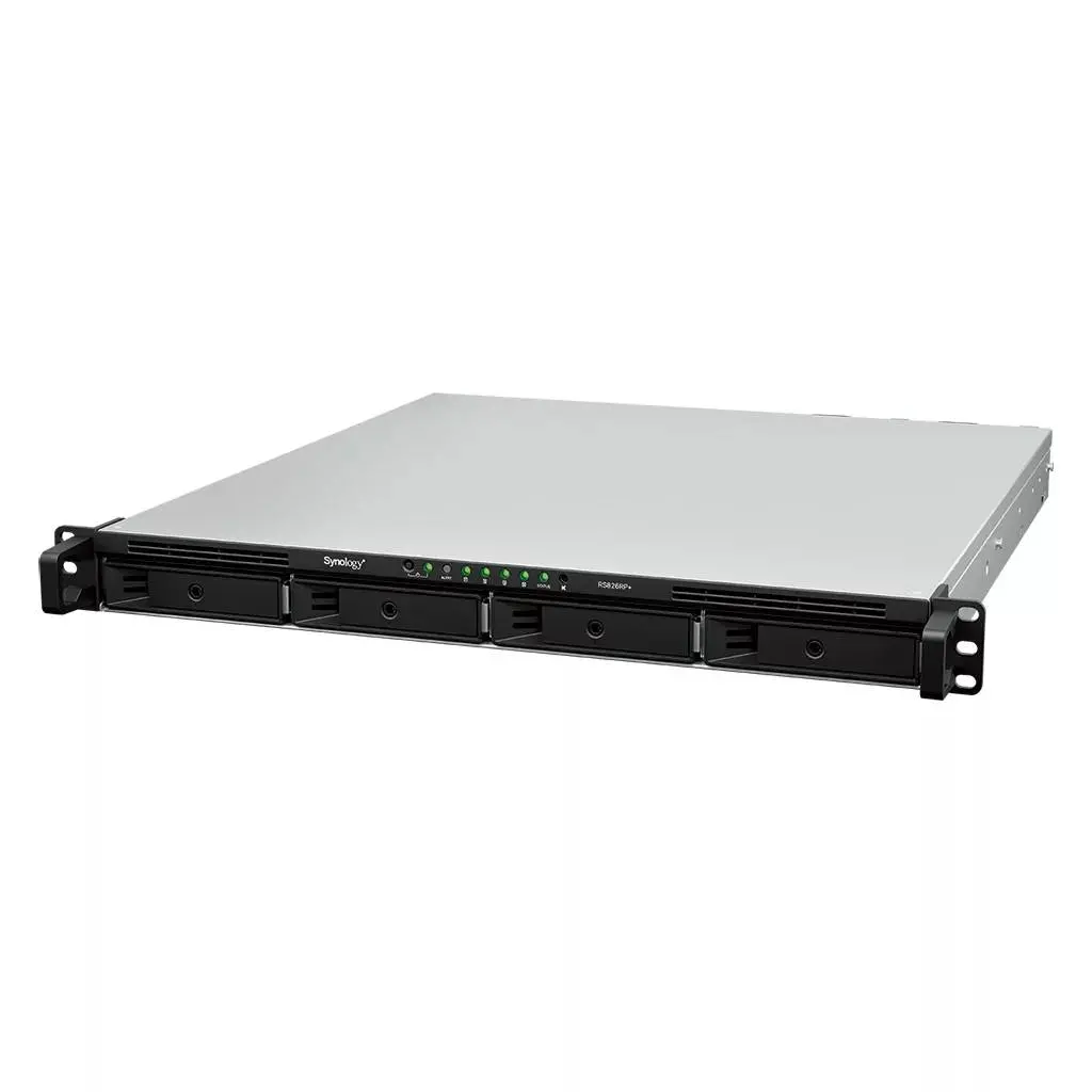 8-bay Synology NAS Server for Small and Medium Business( 4 bays on base, expandable to 8 with RX418) , Rackmount RS826RP+
