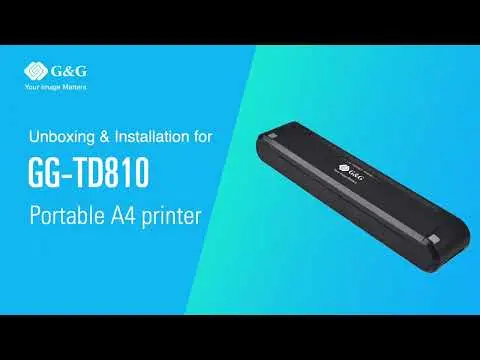 IMPRIMANTĂ MOBILĂ A4 G&G - HEAT TRANSFER PRINTER A4 GG-TD-810 (GGTD810) - PN TDN800R12P - image 7