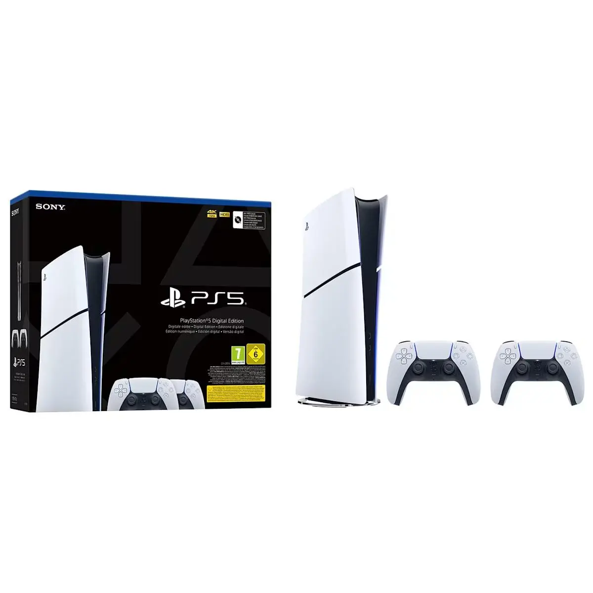 Consolă Sony PlayStation 5 Digital + DualSense Bundle - image 1