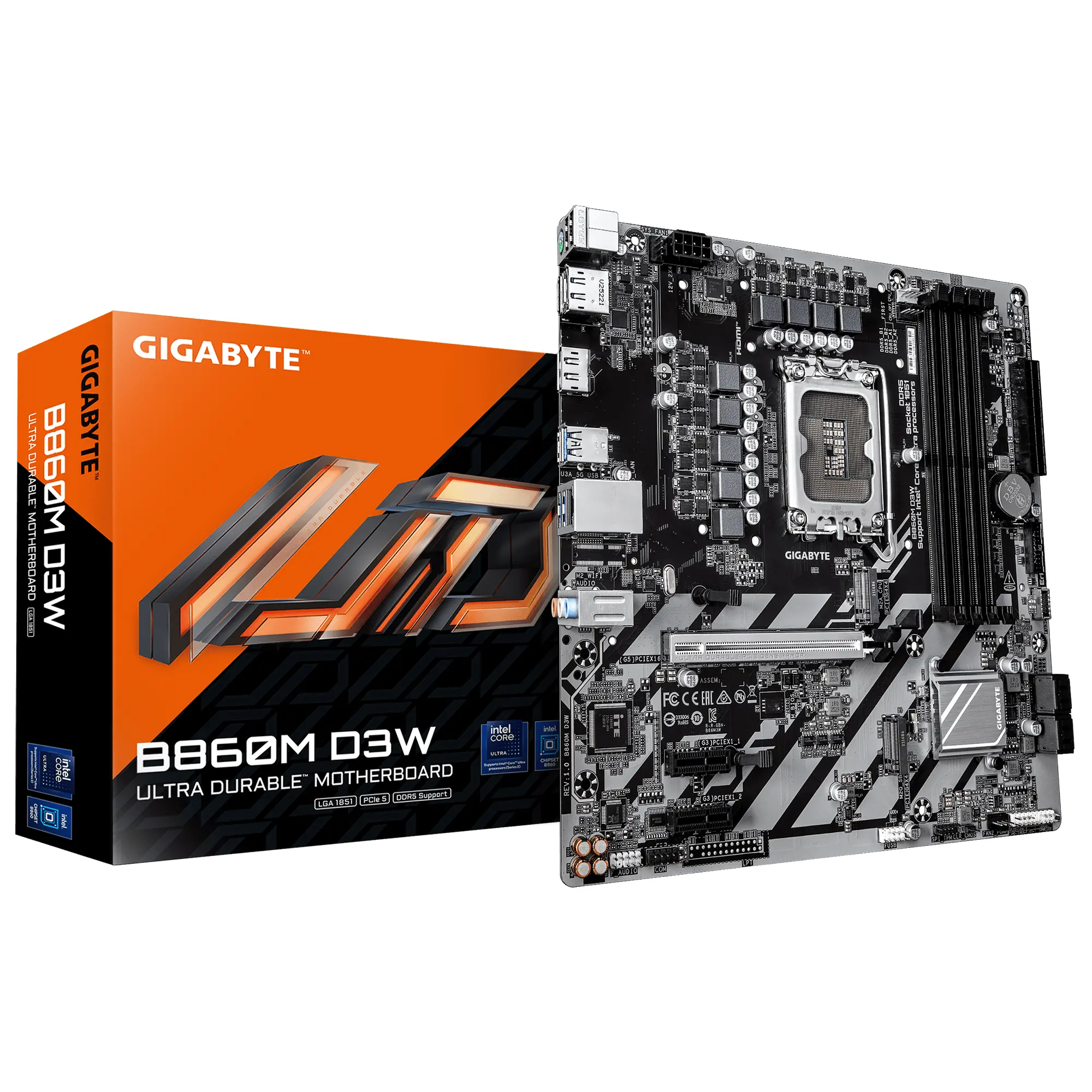 Дънна платка GIGABYTE B860M D3W, LGA 1851 - image 3