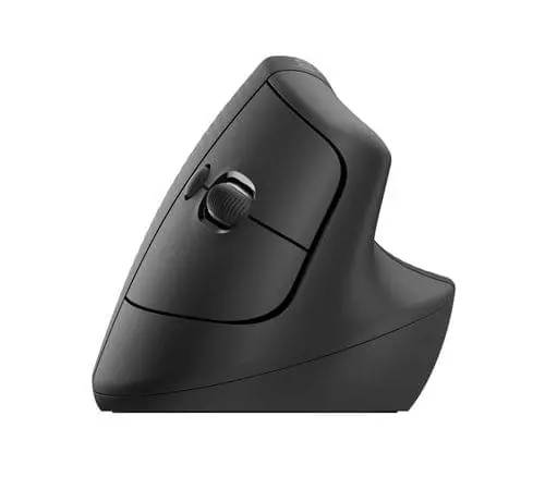 ΠΟΝΤΙΚΙ ΜΕ ΣΙΓΑΣΗ ΣΤΑ ΠΛΗΚΤΡΑ LOGITECH LIFT VERTICAL - RF Wireless / Bluetooth, 400 - 4000 dpi - Vertical Ergonomic Mouse LIFT Graphite - Smartwheel - image 2