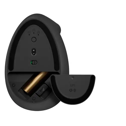 MOUSE CU BUTOANE SILENȚIOASE LOGITECH LIFT VERTICAL - RF Wireless / Bluetooth, 400 - 4000 dpi - Vertical Ergonomic Mouse LIFT Graphite - Smartwheel - 4