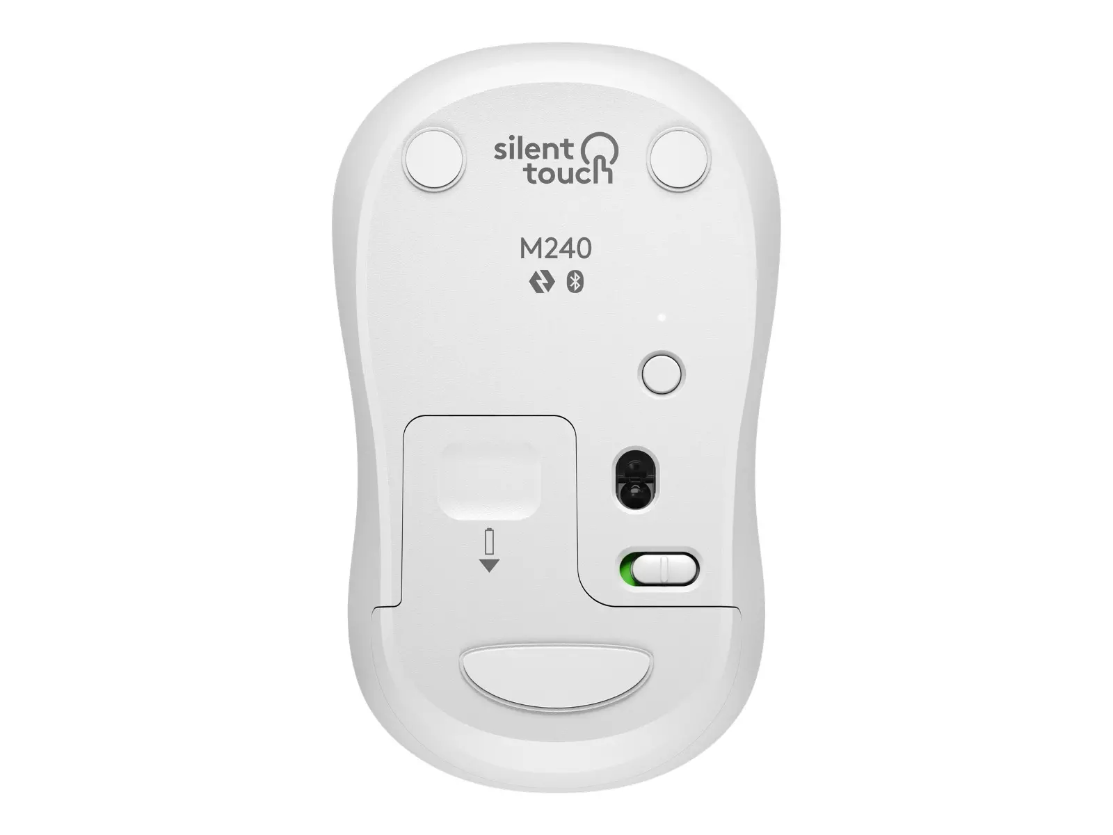 MOUSE LOGITECH M240 SILENT - Silent Bluetooth Mouse - Wireless / Fără fir - Alb - PN 910-007120 - image 4