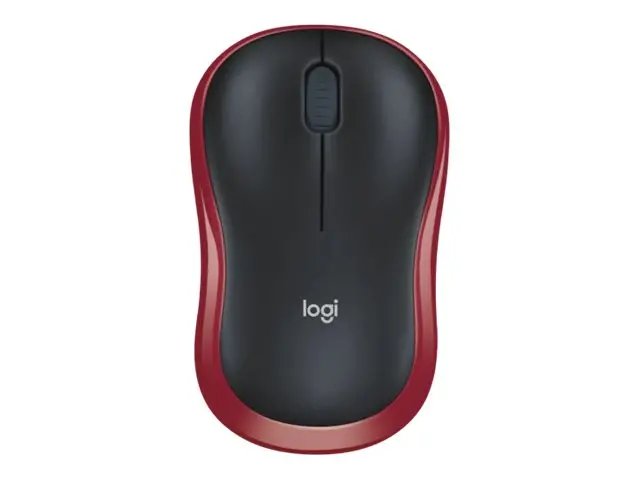 МИШКА LOGITECH M185 - Wireless / Безжична - Red - PN 910-002237