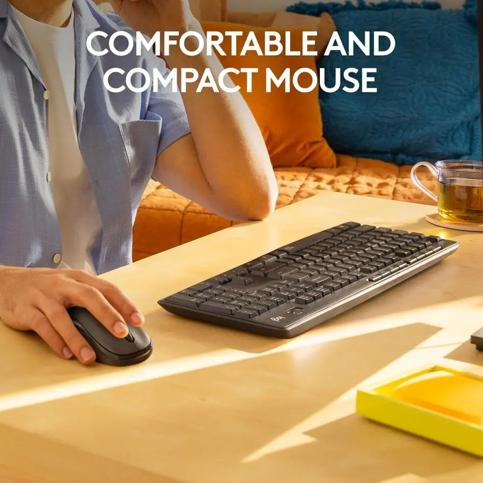 ΣΕΤ ΠΟΝΤΙΚΙ + ΠΛΗΚΤΡΟΛΟΓΙΟ LOGITECH MK295 US - Ασύρματο - ΧΩΡΙΣ ΒΔΣ ΚΥΡΙΛΛΙΚΑ (WITHOUT BDS CYRILLIC) - Μαύρο - PN 920-009800 - image 7