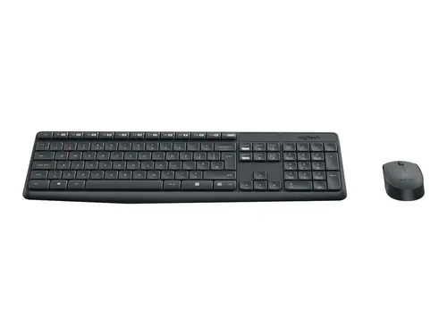 ΣΕΤ ΠΟΝΤΙΚΙ + ΠΛΗΚΤΡΟΛΟΓΙΟ LOGITECH MK235U - ΜΕ ΒΔΣ ΚΥΡΙΛΛΙΚΑ - Ασύρματο - Μαύρο - PN 920-007931 - 2