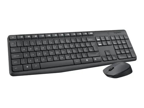 ΣΕΤ ΠΟΝΤΙΚΙ + ΠΛΗΚΤΡΟΛΟΓΙΟ LOGITECH MK235U - ΜΕ ΒΔΣ ΚΥΡΙΛΛΙΚΑ - Ασύρματο - Μαύρο - PN 920-007931 - 4