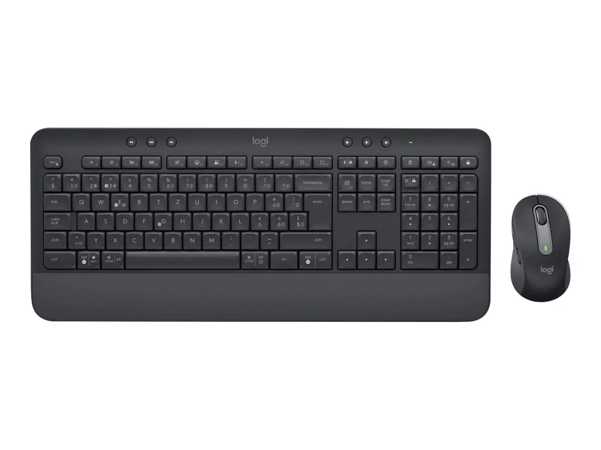 ΣΕΤ ΠΟΝΤΙΚΙ + ΠΛΗΚΤΡΟΛΟΓΙΟ LOGITECH MK650 US - Ασύρματο - ΧΩΡΙΣ ΒΔΣ ΚΥΡΙΛΛΙΚΑ (WITHOUT BDS CYRILLIC) - Μαύρο - PN 920-011004