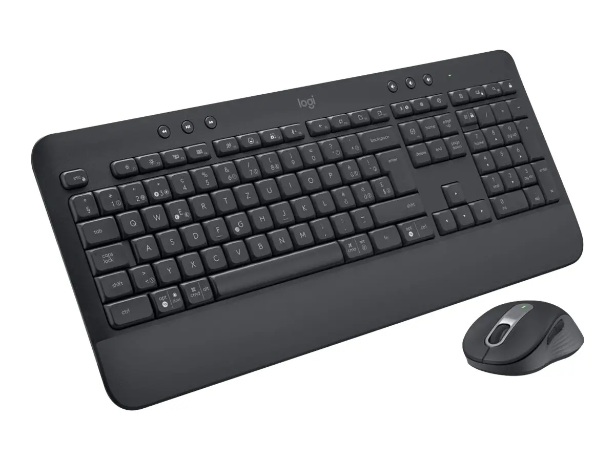 ΣΕΤ ΠΟΝΤΙΚΙ + ΠΛΗΚΤΡΟΛΟΓΙΟ LOGITECH MK650 US - Ασύρματο - ΧΩΡΙΣ ΒΔΣ ΚΥΡΙΛΛΙΚΑ (WITHOUT BDS CYRILLIC) - Μαύρο - PN 920-011004 - image 1