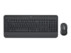 КОМПЛЕКТ МИШКА + КЛАВИАТУРА LOGITECH MK650 US - Wireless / Безжична - БЕЗ БДС КИРИЛИЗАЦИЯ (WITHOUT BDS CYRILLIC) - Black - PN 920-011004