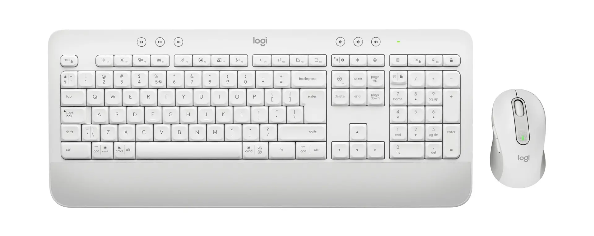 КОМПЛЕКТ МИШКА + КЛАВИАТУРА LOGITECH MK650 DE - Wireless / Безжична - БЕЗ БДС КИРИЛИЗАЦИЯ (WITHOUT BDS CYRILLIC) - White - PN 920-011022