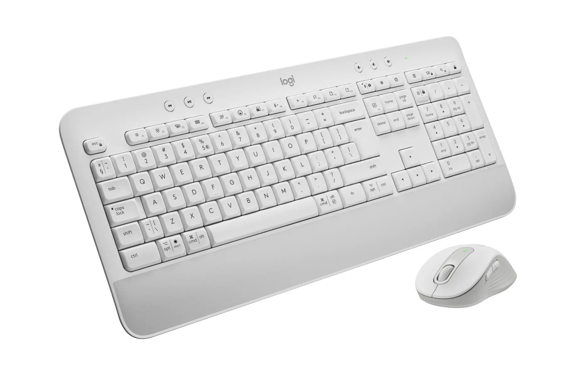КОМПЛЕКТ МИШКА + КЛАВИАТУРА LOGITECH MK650 DE - Wireless / Безжична - БЕЗ БДС КИРИЛИЗАЦИЯ (WITHOUT BDS CYRILLIC) - White - PN 920-011022 - image 1
