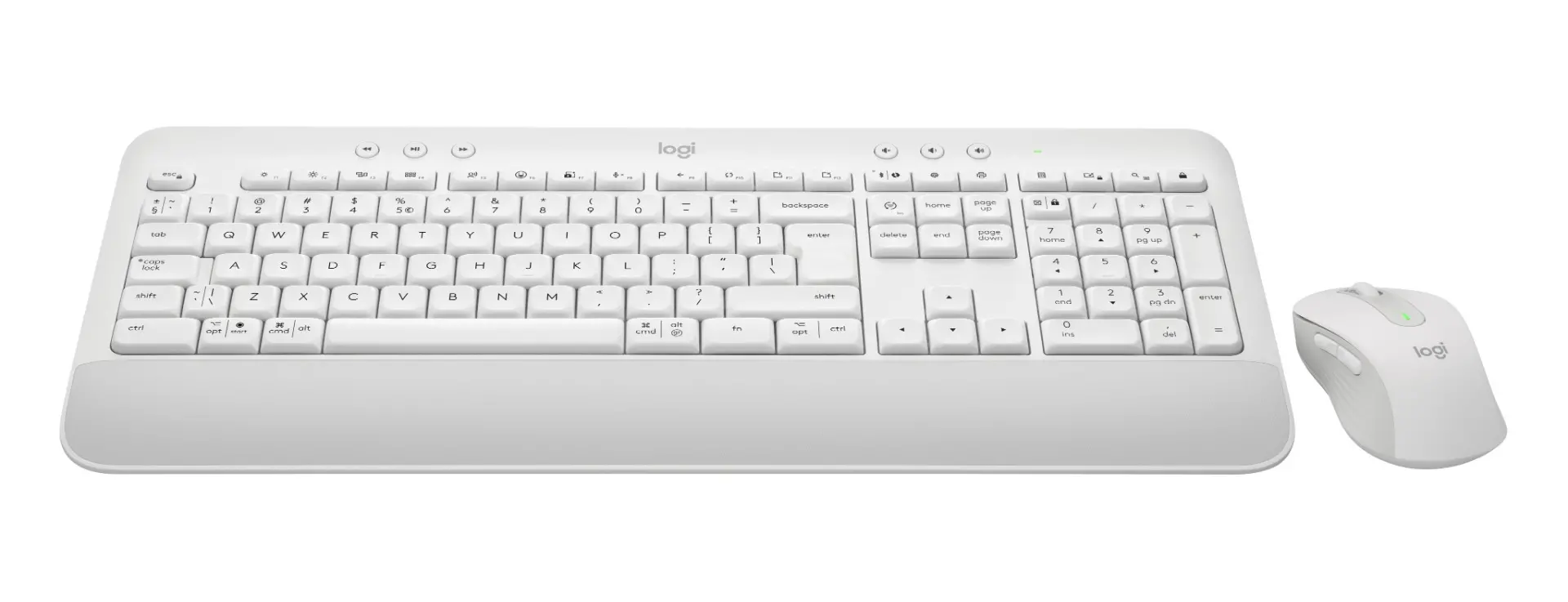 SET MOUSE + TASTATURĂ LOGITECH MK650 DE - Wireless / Fără fir - FĂRĂ CHIRILICĂ BDS (WITHOUT BDS CYRILLIC) - Alb - PN 920-011022 - image 2