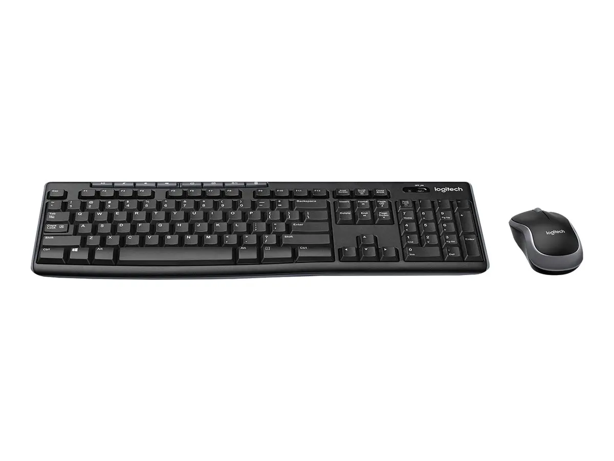 ΣΕΤ ΠΟΝΤΙΚΙ + ΠΛΗΚΤΡΟΛΟΓΙΟ LOGITECH MK270 US - Ασύρματο - ΧΩΡΙΣ ΒΔΣ ΚΥΡΙΛΛΙΚΑ (WITHOUT BDS CYRILLIC) - Μαύρο - PN 920-004509 - image 1