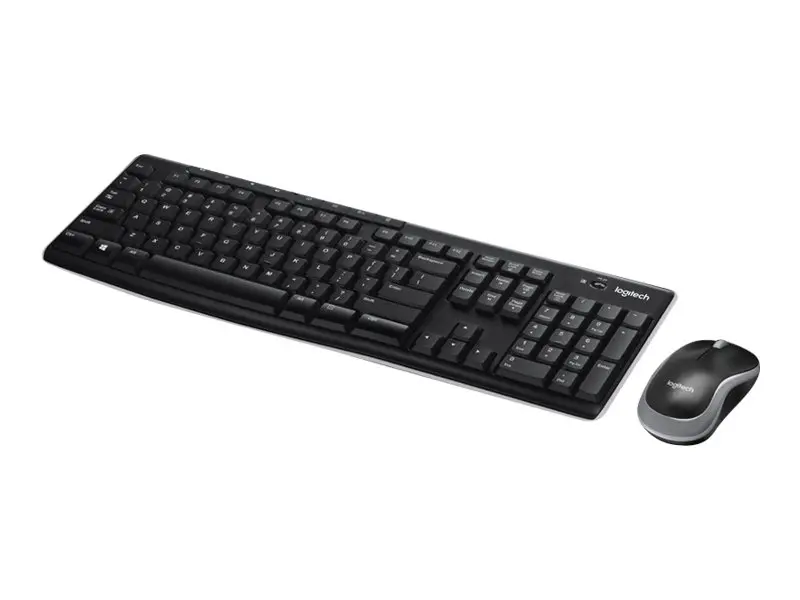 SET MOUSE + TASTATURĂ LOGITECH MK270 US - Wireless / Fără fir - FĂRĂ CHIRILICĂ BDS (WITHOUT BDS CYRILLIC) - Negru - PN 920-004509 - image 2