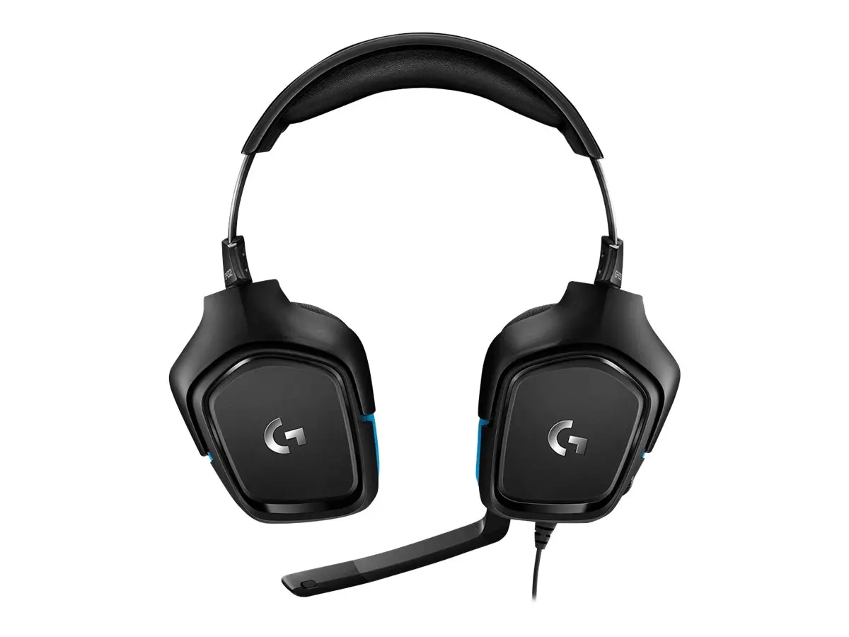 ΑΚΟΥΣΤΙΚΑ GAMING LOGITECH ZG432 - Μαύρο-Κυανό - PN 981-000770