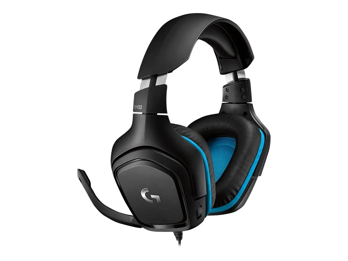 ΑΚΟΥΣΤΙΚΑ GAMING LOGITECH ZG432 - Μαύρο-Κυανό - PN 981-000770 - image 1