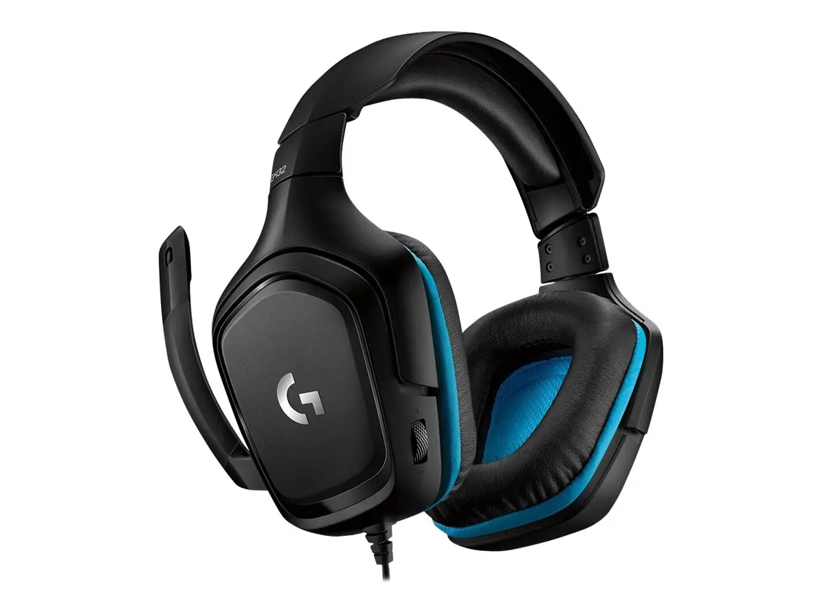 CĂȘTI GAMING LOGITECH ZG432 - Negru-Cyan - PN 981-000770 - image 2