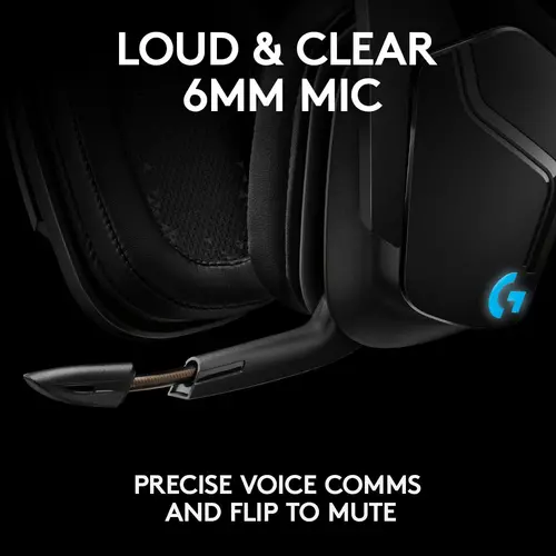 CĂȘTI GAMING LOGITECH ZG935 - Wireless / Fără fir - Negru - PN 981-000744 - 10
