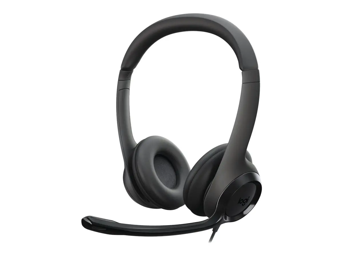 ΑΚΟΥΣΤΙΚΑ LOGITECH H390 - ΜΕ ΜΙΚΡΟΦΩΝΟ - USB Headset with Noise-Canceling Mic - Μαύρο - PN 981-000406
