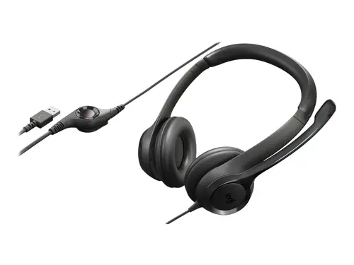 CĂȘTI LOGITECH H390 - CU MICROFON - USB Headset with Noise-Canceling Mic - Negru - PN 981-000406 - 5