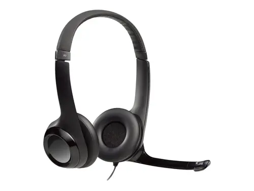 CĂȘTI LOGITECH H390 - CU MICROFON - USB Headset with Noise-Canceling Mic - Negru - PN 981-000406 - 7