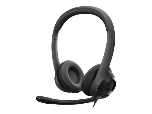 ΑΚΟΥΣΤΙΚΑ LOGITECH H390 - ΜΕ ΜΙΚΡΟΦΩΝΟ - USB Headset with Noise-Canceling Mic - Μαύρο - PN 981-000406 - 9