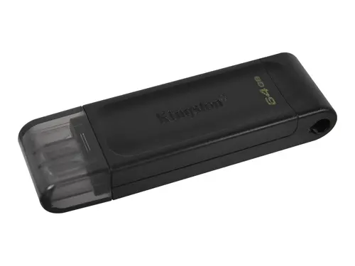 ФЛАШ ПАМЕТ Kingston USB flash drive DataTraveler 70 - USB 3.2 Gen 1 - 64 GB - Black - PN DT70/64GB - 3