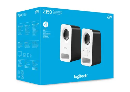 ΗΧΕΙΑ (ΜΕΓΑΦΩΝΑ) LOGITECH ZZ150W - Μαύρο & Λευκό - PN 980-000815 - 5