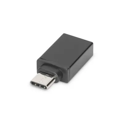 ADAPTOR DIGITUS - USB-A la USB-C - Negru - PN AK-300506-000-S - 2