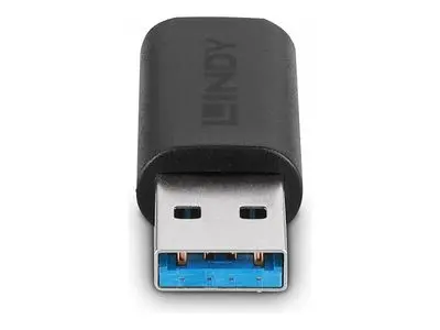 ΑΝΤΑΠΤΟΡΑΣ LINDY - USB-A σε USB-C - Αντάπτορας USB 3.2 Type A σε C - Μαύρο - PN 41904 - 3